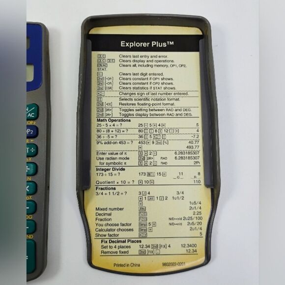 Texas Instruments Calculator Needs work for parts - Picture 3 of 13
